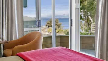 Lakefront Thermal Spa Studio King Bed Ground Floor (partial view) | 1 bedroom, iron/ironing board, free WiFi, bed sheets