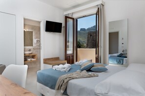 Literie de qualité supérieure, couette en duvet d'oie, minibar