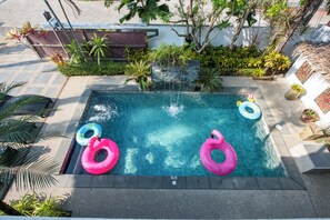 Deluxe Villa, 3 Bedrooms, Pool View, Poolside | Terrace/patio