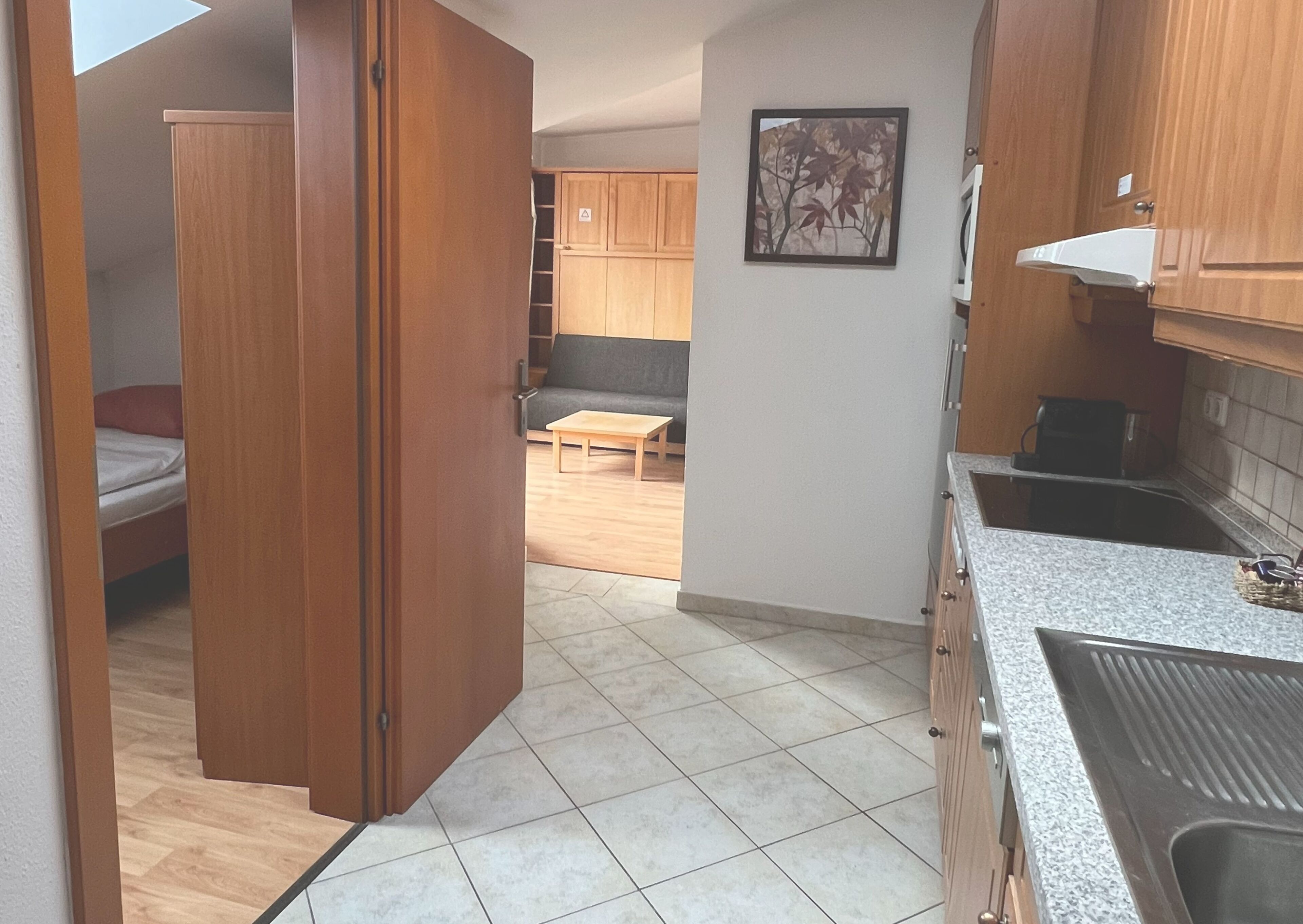 comfort apartment | private kitchen | fridge, oven, stovetop, dishwasher
