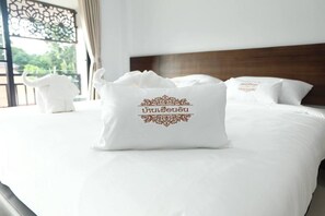 Biệt thự, 2 phòng ngủ | Bàn, màn/rèm cản sáng, giường gấp/giường phụ (phụ phí) 