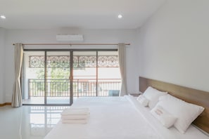 Villa - 2 sovrum | Skrivbord, mörkläggningsgardiner, extrasängar och gratis wi-fi