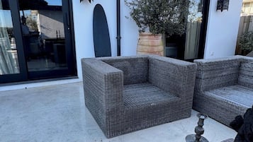 Comfort studio suite, 1 queensize bed | Terras