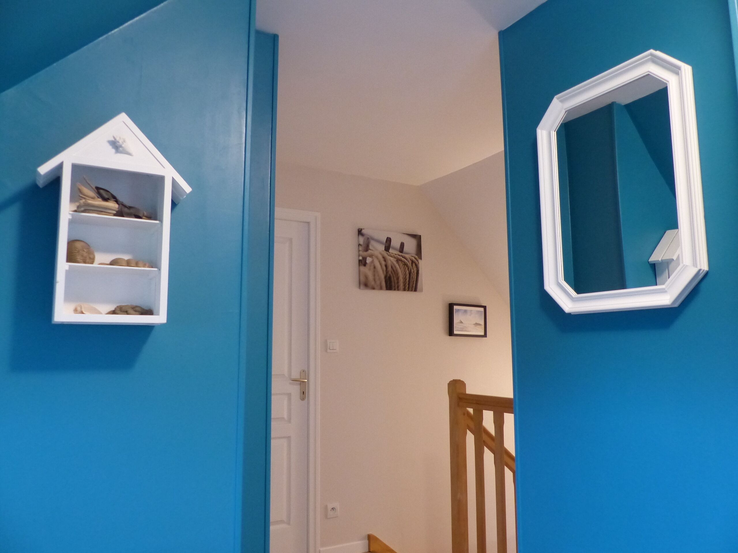 Cottage, salle de bains attenante, vue jardin (Pistache) | Hall