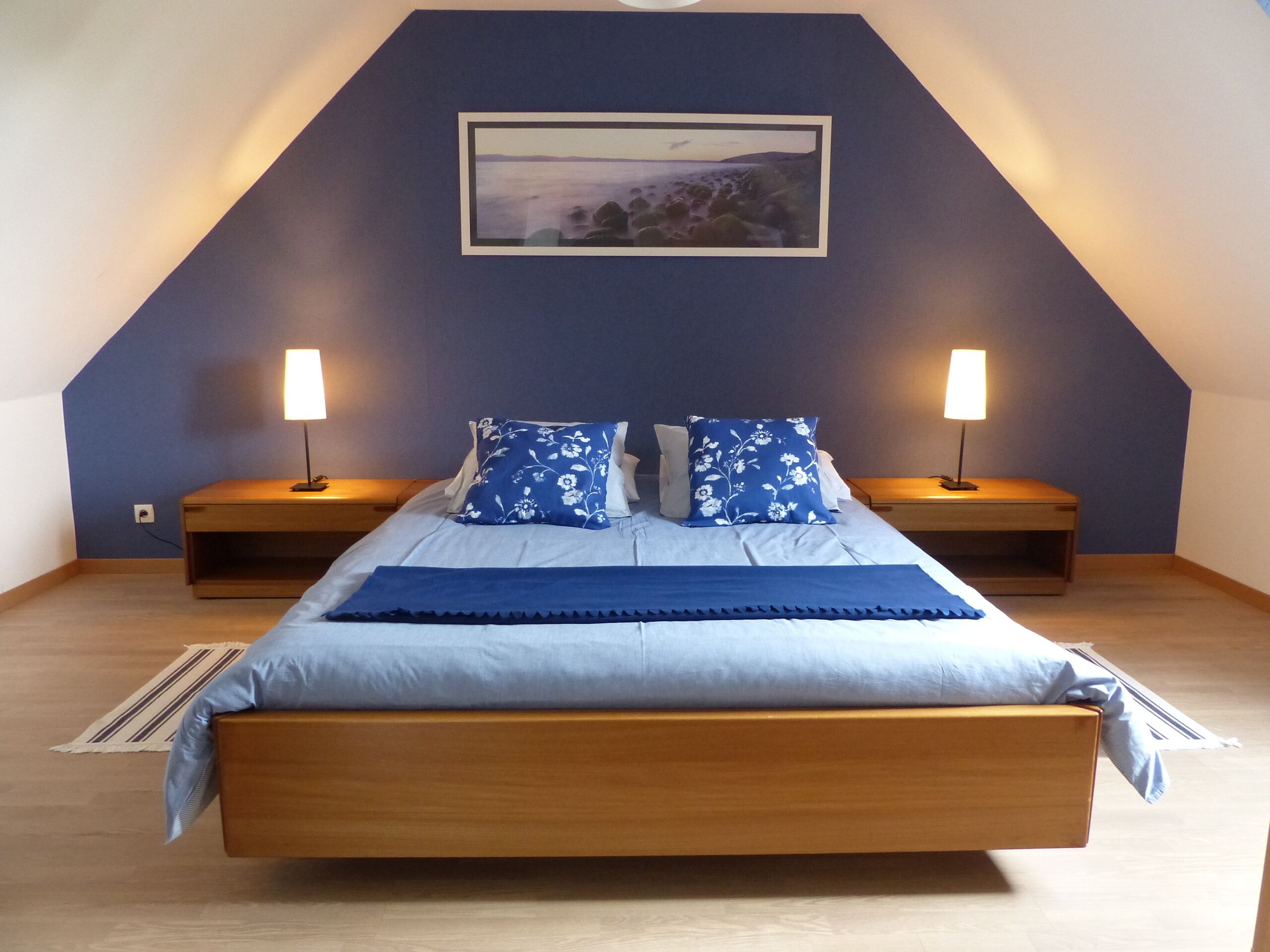 Cottage, salle de bains attenante, vue jardin (Pistache)