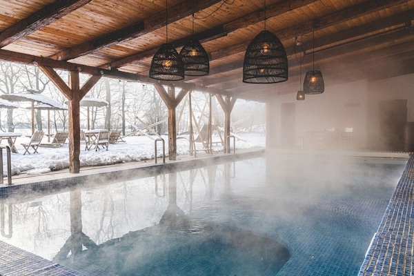 Sauna, hot tub, steam room, hot springs, body treatments