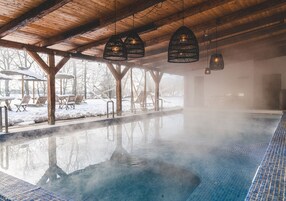 Sauna seca, banheira de hidromassagem, sauna a vapor