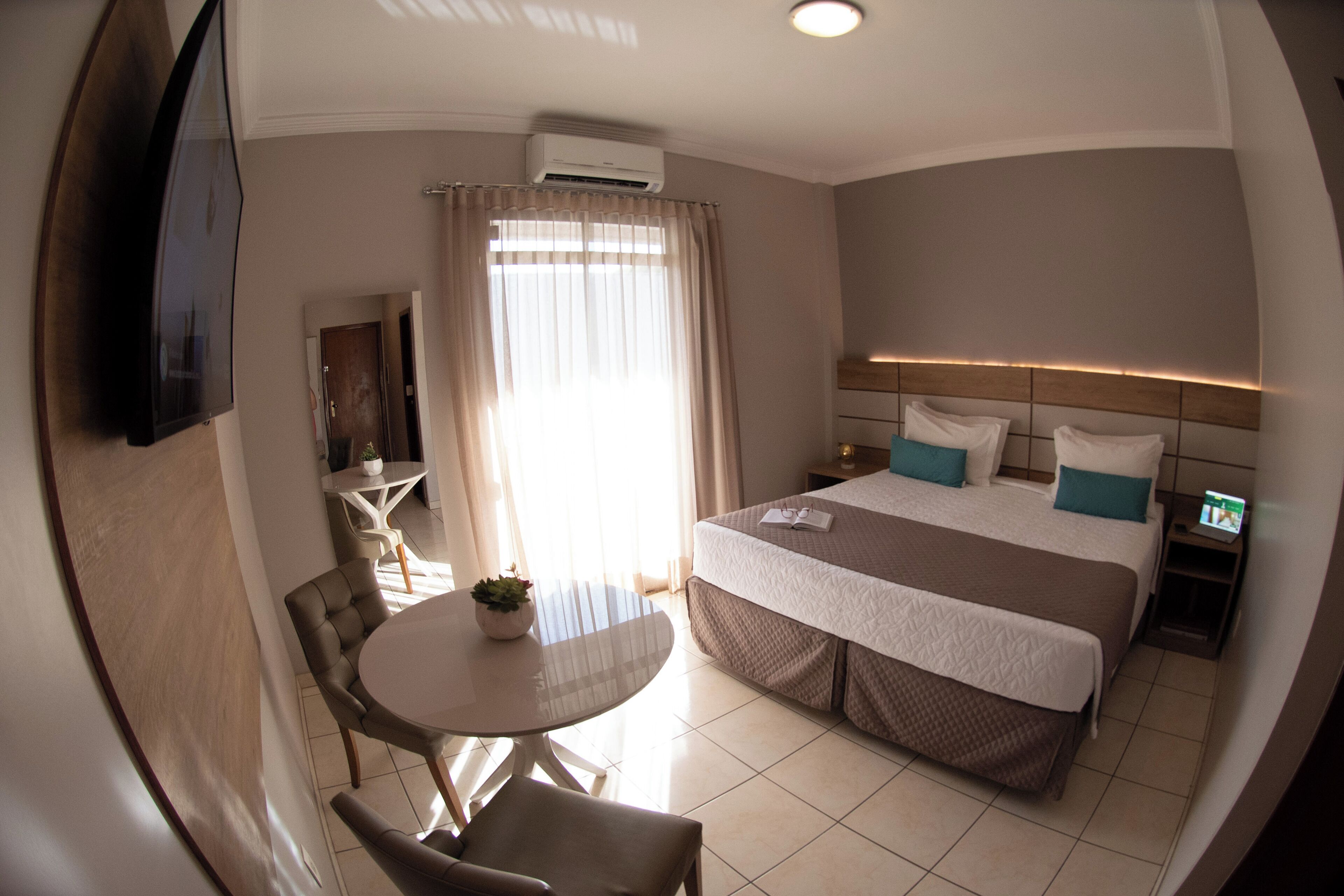 Minibar, desk, blackout drapes, free WiFi