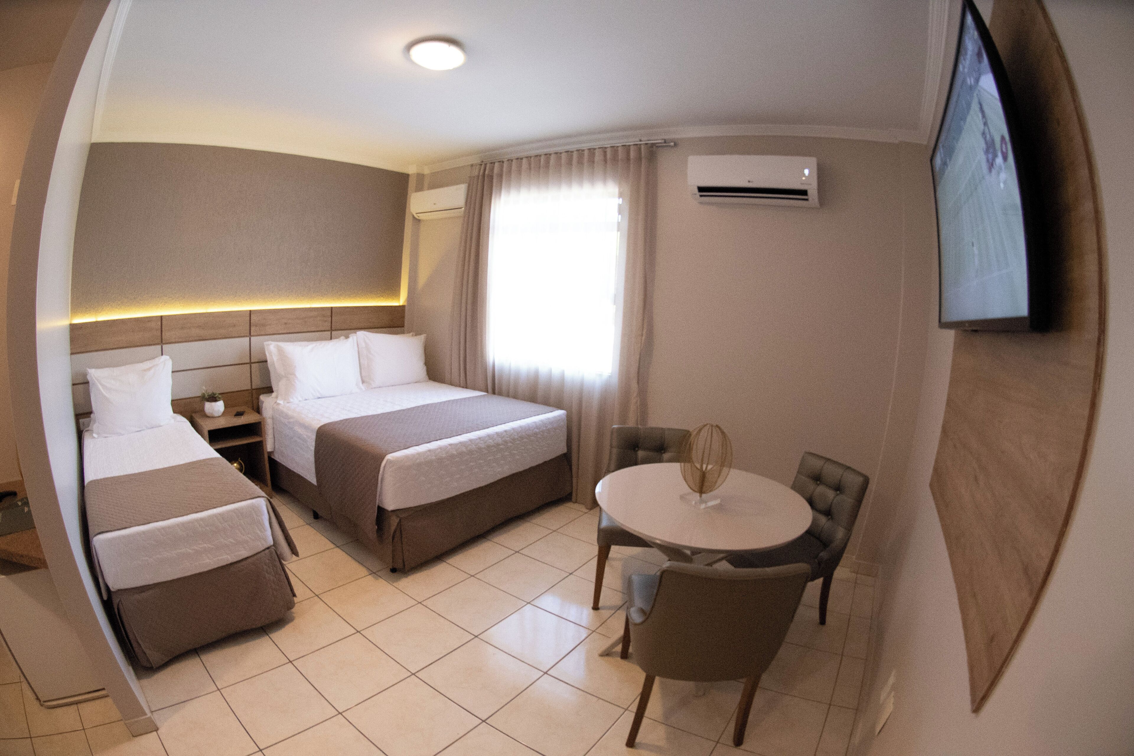 Minibar, desk, blackout drapes, free WiFi