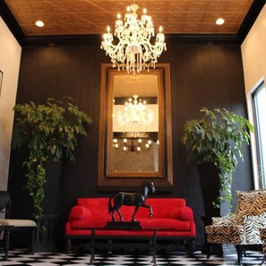 Sala de estar en el lobby