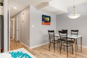 Apartment, 4 Bedrooms, Fireplace | In-room dining - 4 Bedroom Suite in Calgary (Calgary)