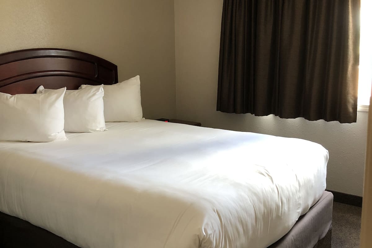 room, 1 queen bed | premium bedding, desk, iron/ironing board, free wifi