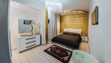 Chambre Confort, 1 lit double, salle de bains attenante