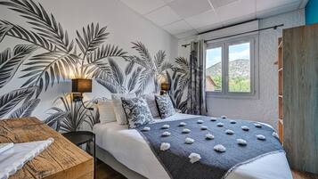 1 chambre, literie de qualité supérieure, bureau, Wi-Fi gratuit