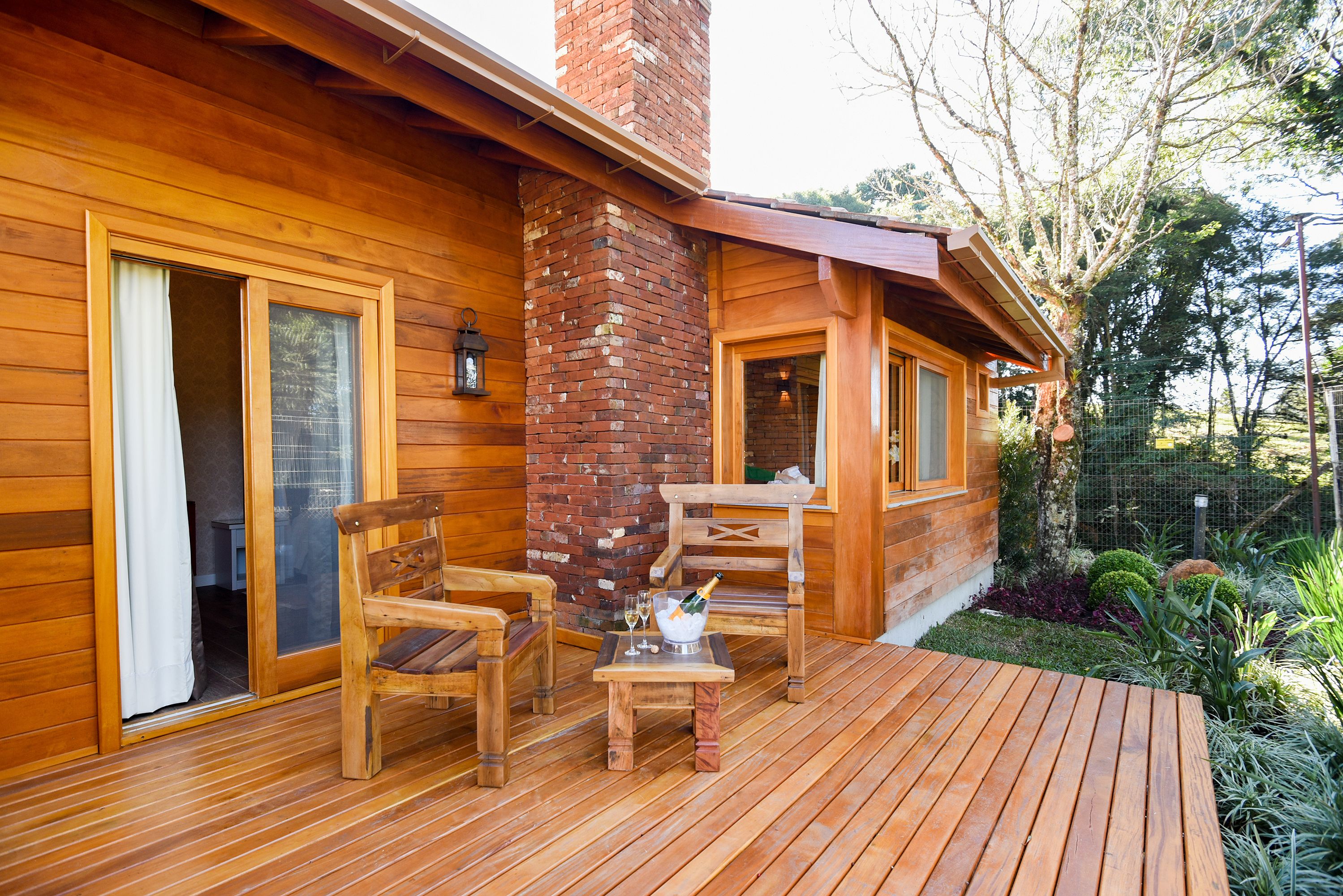premium chalet, jetted tub | view from room