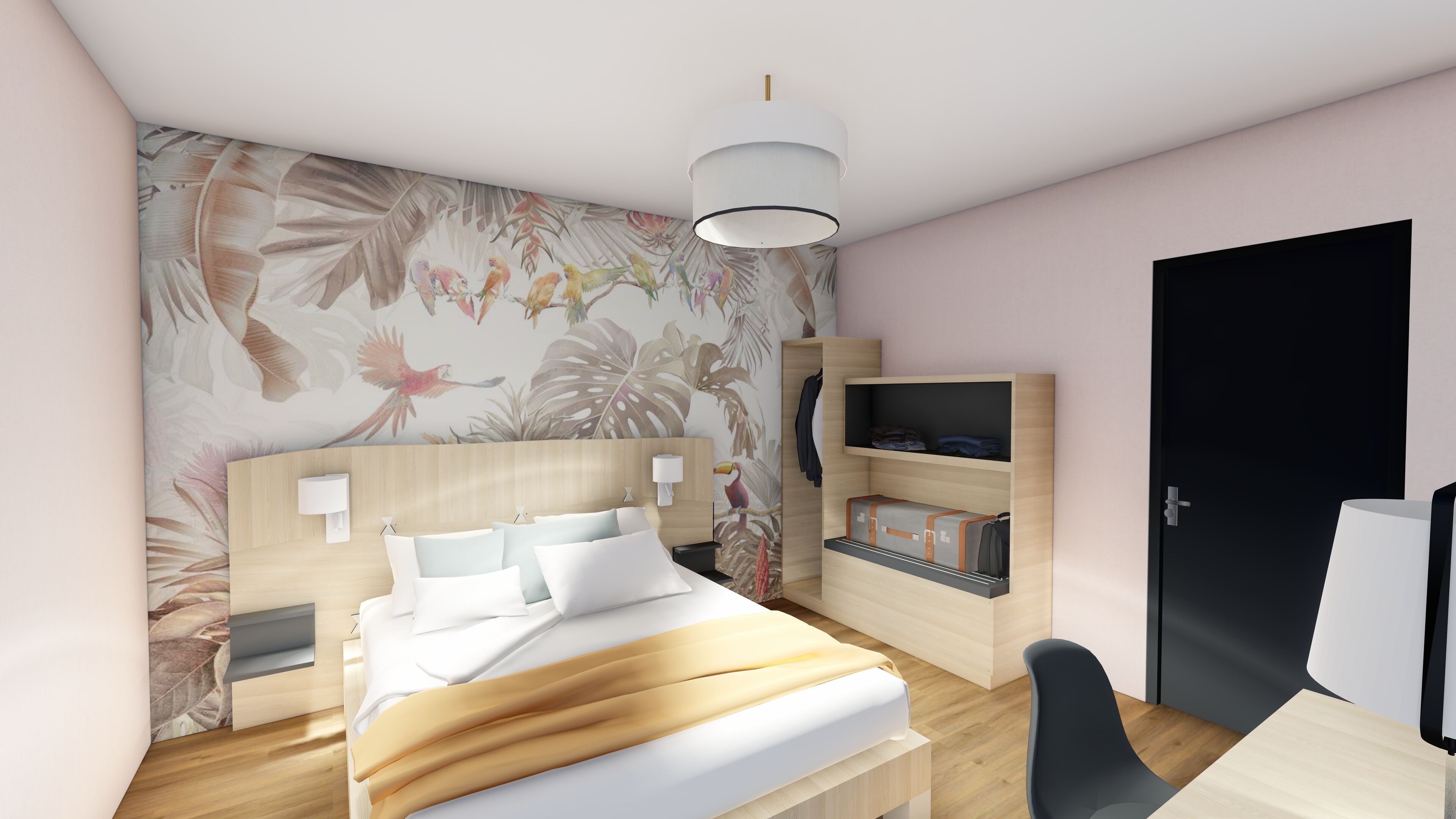 standard double or twin room | premium bedding, in-room safe, desk, soundproofing