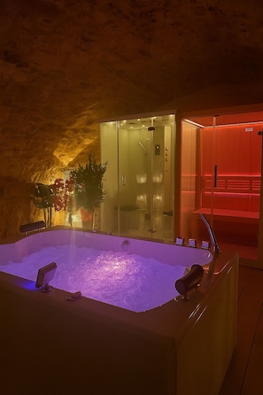 Body treatments, hydrotherapy, aromatherapy, body wraps, body scrubs