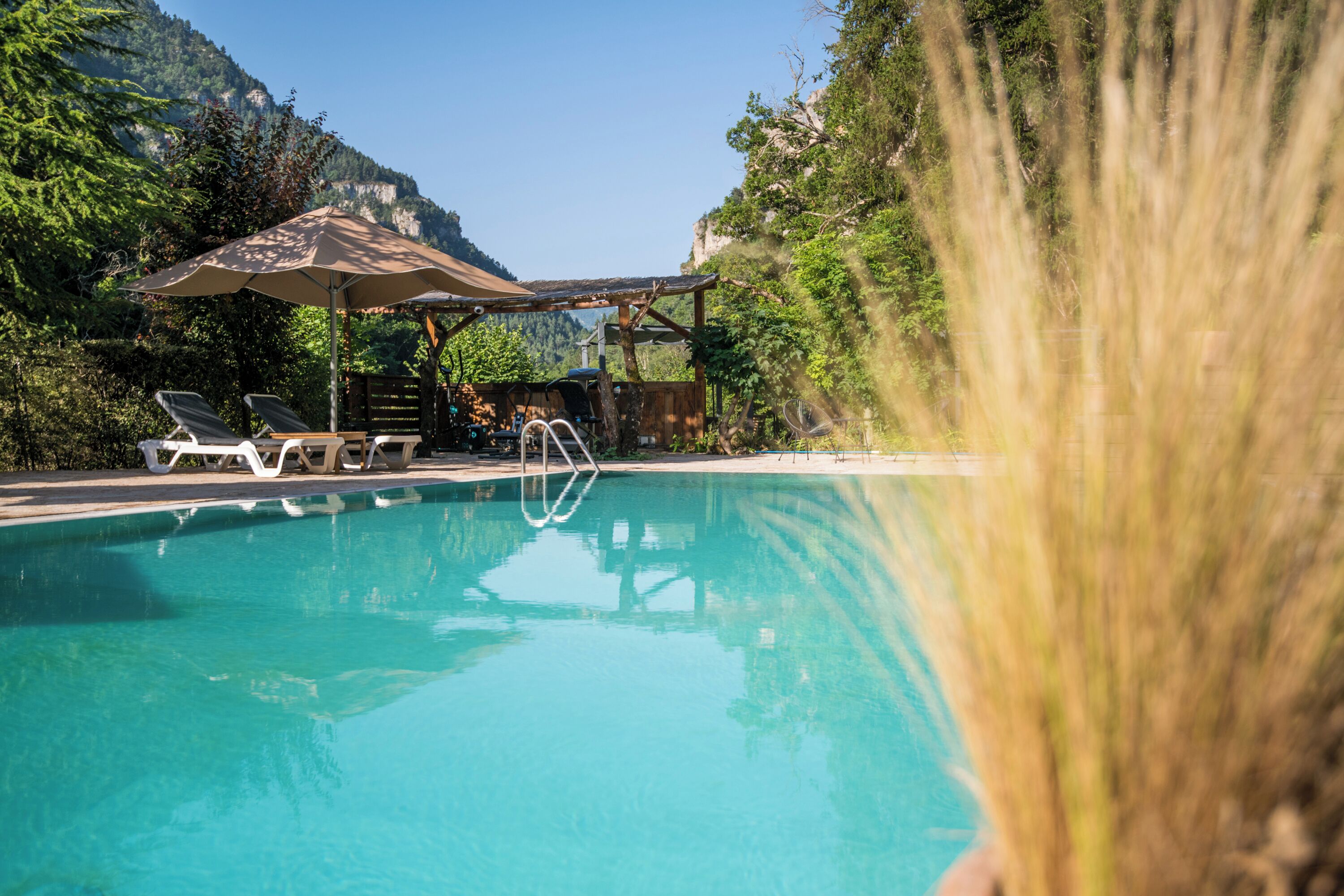 Seasonal outdoor pool