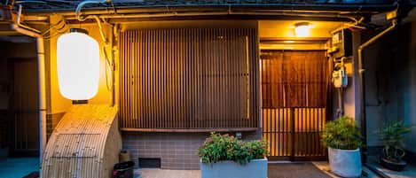 Front of property – evening/night