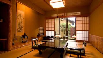 Japanese Style Room with Private Open-air Bath, TAKE | Minibar, in-room safe, desk