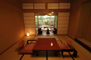 Japanese Style Room, 10 Tatami with Open Air Bath, Non Smoking | In-room safe, desk, laptop workspace, free WiFi - Kamiyamada Hotel (Chikuma)