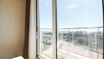 Blick vom Balkon
