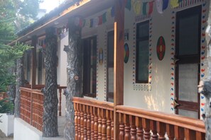 Casa de campo Deluxe, 1 cama King size, vista al jardín | Vista desde la habitación