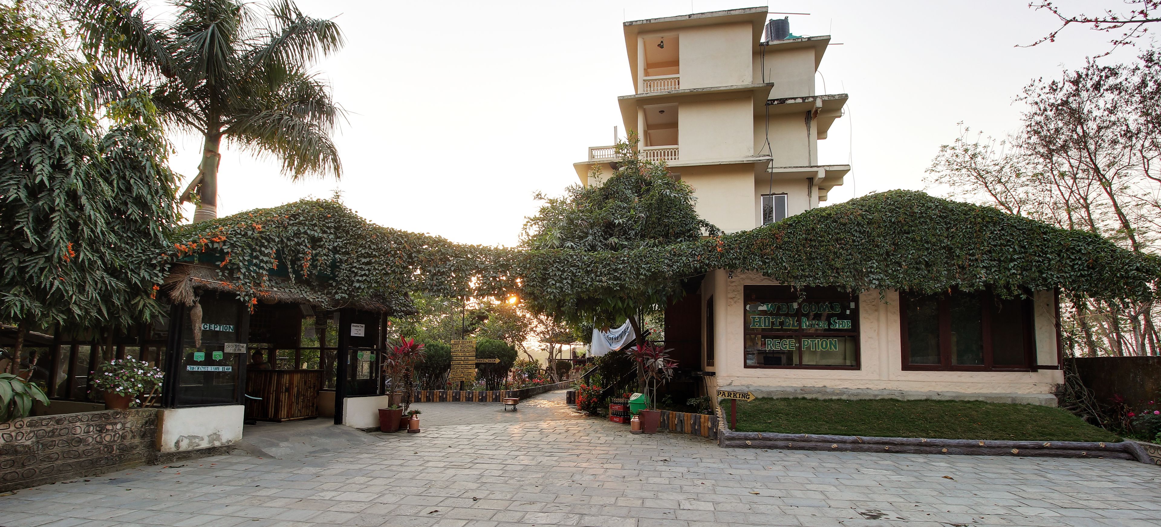 Front of property - evening/night
