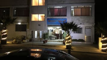 Front of property - evening/night