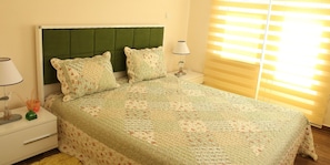 1 bedroom, desk, soundproofing, iron/ironing board