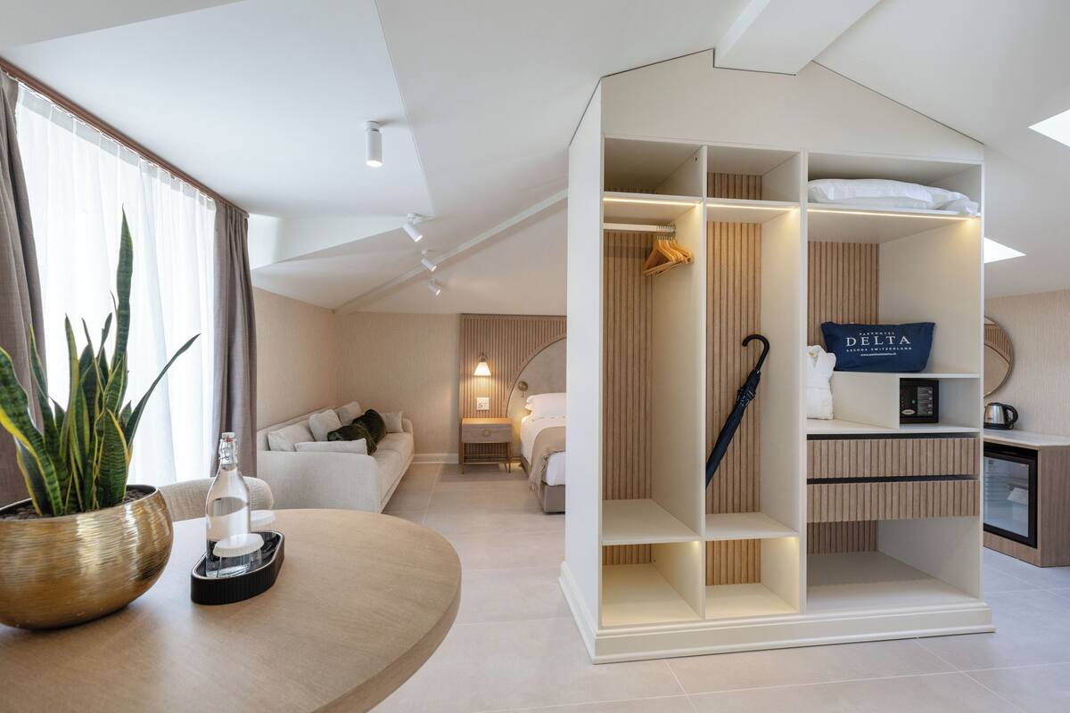 Suite estudio Premium | 1 habitación, sábanas italianas Frette y ropa de cama de alta calidad 