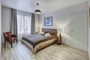 Superior Suite, Lanai | 1 bedroom, premium bedding, memory-foam beds, individually decorated - Boutique Apartments Classic (St. Petersburg)