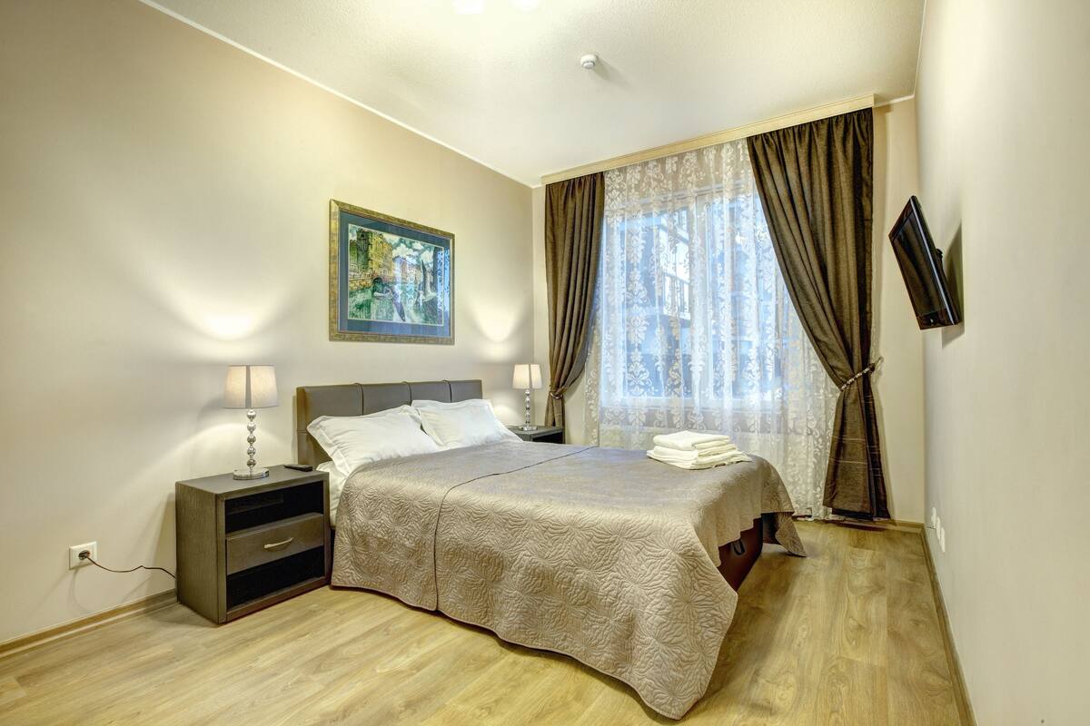 Premium bedding, memory-foam beds, individually decorated