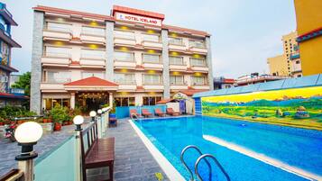 Voorkant van accommodatie