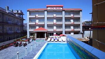 Voorkant van accommodatie