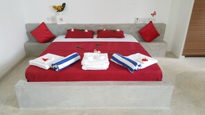 Deluxe Double Room, Terrace, Beachfront | Premium bedding, pillowtop beds, minibar, individually decorated - Nirvana Beach Boutique Hotel (Rekawa)