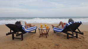 Udsigt fra overnatningsstedet