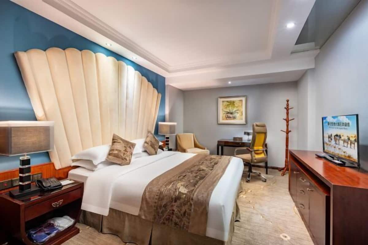 In-room safe, desk, blackout drapes, iron/ironing board