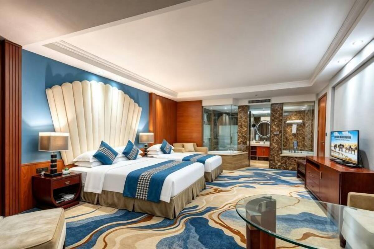 In-room safe, desk, blackout curtains, iron/ironing board
