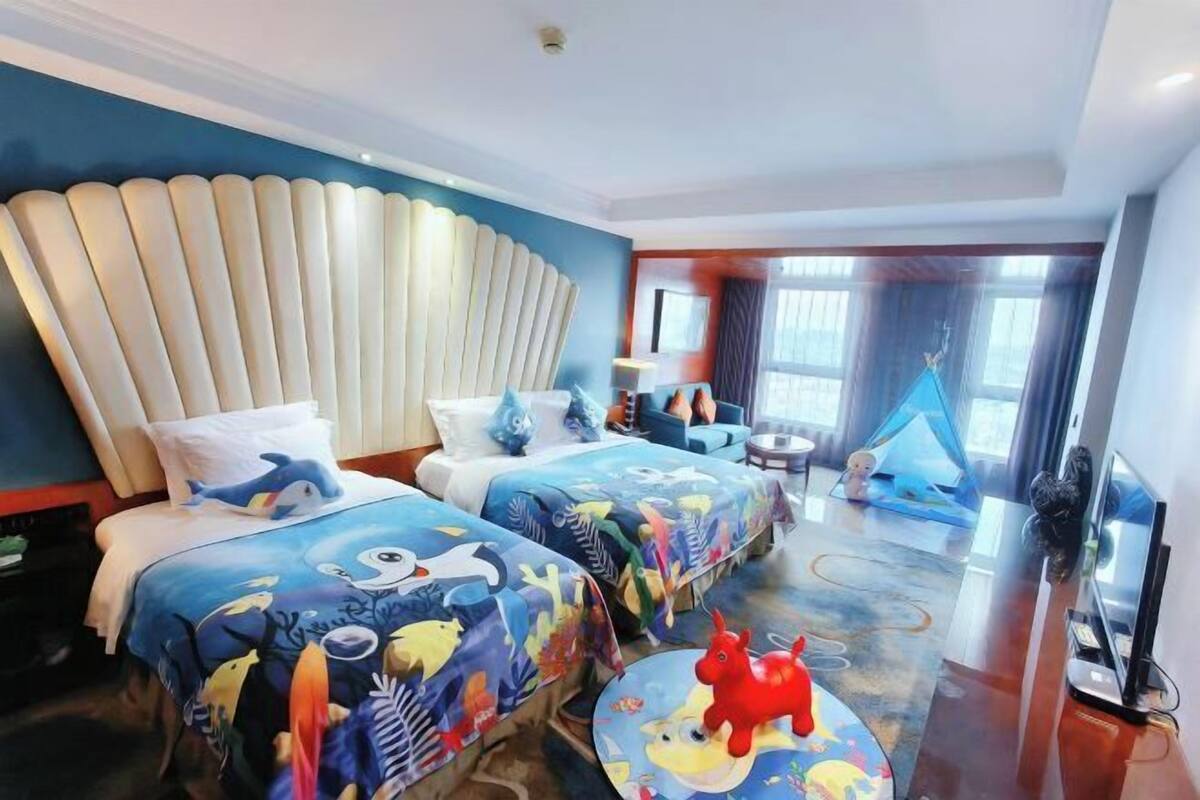 In-room safe, desk, blackout drapes, iron/ironing board