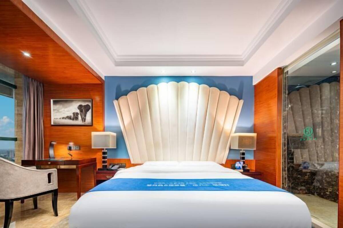 In-room safe, desk, blackout drapes, iron/ironing board