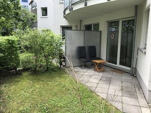 Studio Basic - 1 sovrum - utsikt mot innergården | Terrass/Patio