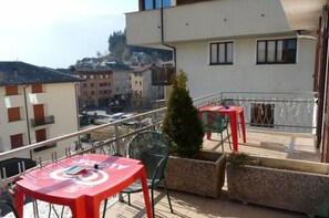 Duplex, Mountain View (Standard Triple) | Terrace/patio - Hotel Ristorante La Rosa (Teglio)