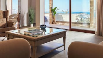 Premium Villa, 4 Bedrooms, Sea View (Dimitra) | Iron/ironing board, free WiFi, bed sheets