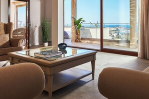 Villa – premium, 4 soverom, sjøutsikt (Dimitra) | Strykejern/-brett, wi-fi (inkludert) og sengetøy