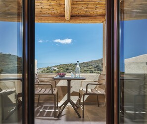 Premium Villa, 4 Bedrooms, Sea View (Dimitra) | Iron/ironing board, free WiFi, bed sheets - OZEA - Elevated Living (Malevizi)