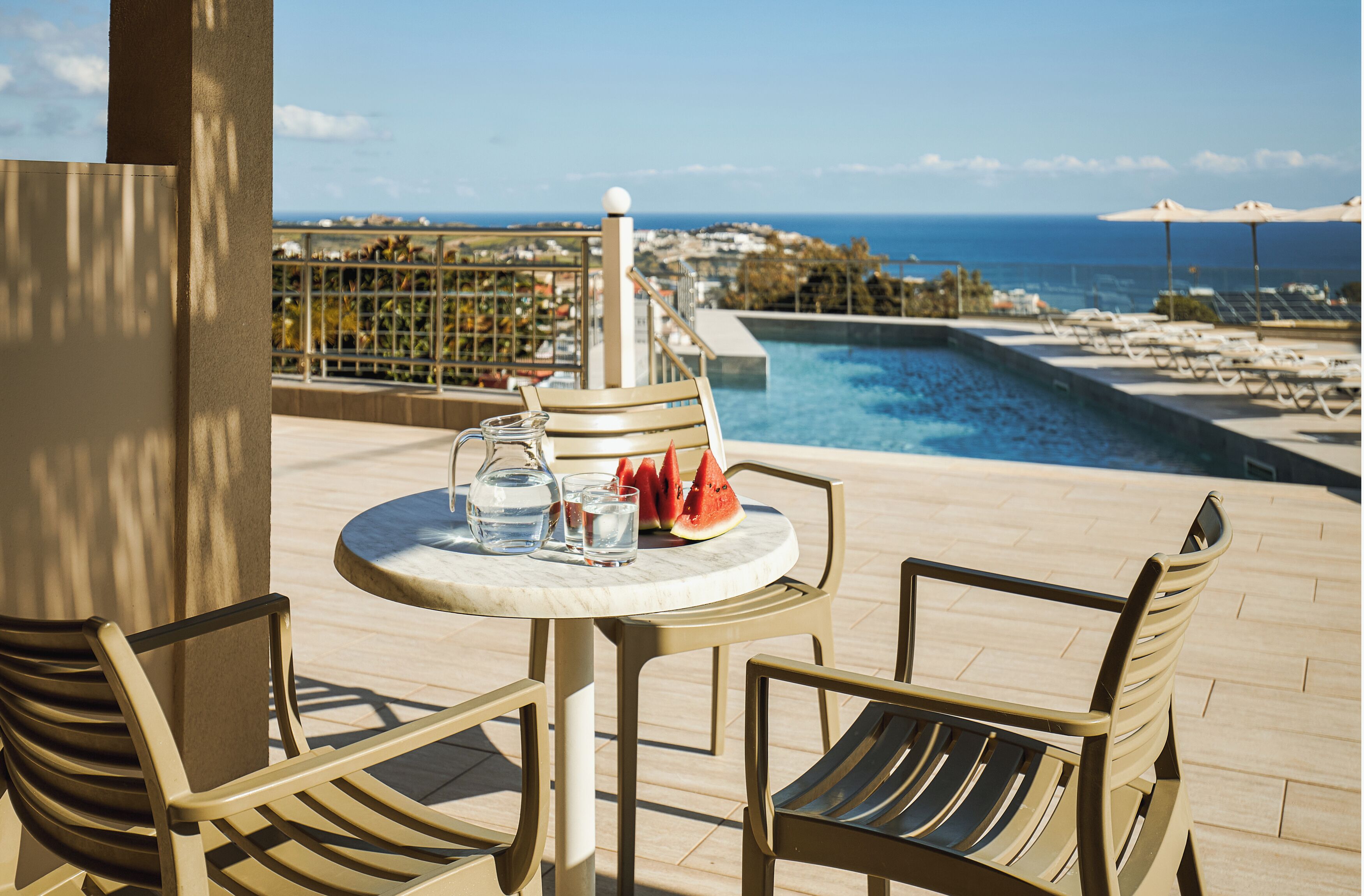 Deluxe-Apartment, 1 Schlafzimmer, Poolblick (Elia)