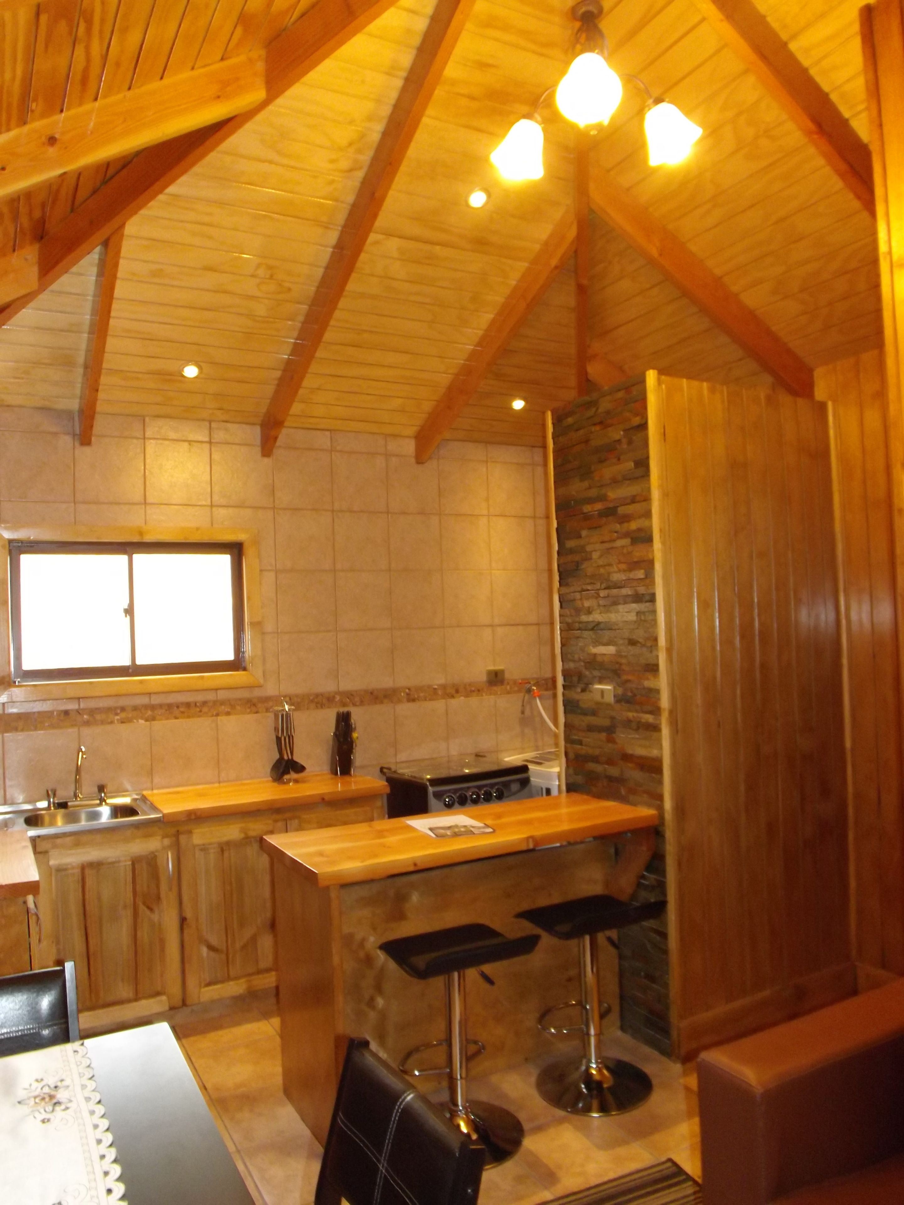 Standard Cabin, 2 Bedrooms, Private Bathroom, Courtyard View | Private kitchenette | Full-sized fridge, microwave, oven, stovetop