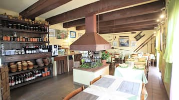 Daily buffet breakfast (EUR 9.50 per person)