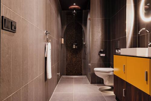 Suite | Baño | Ducha y cabezal de ducha tipo lluvia